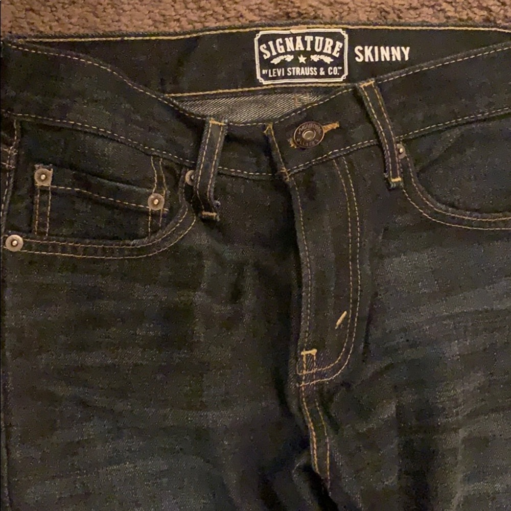 new signature skinny jeans by Levi
